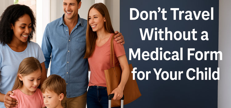 Vacationing Without the Kids? Don’t Forget an Emergency Medical Authorization Form Emergency Medical Authorization Form for child