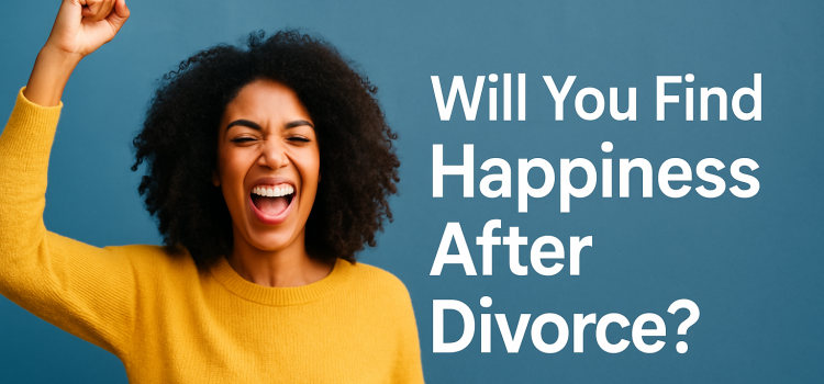 Many people report a boost in happiness after divorce.