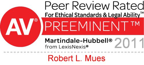 AV Preeminent Peer Review Rated 2011 award