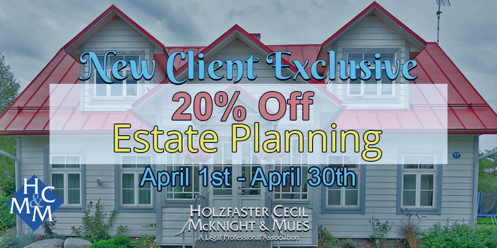 dayton law firm 20% off estate planning